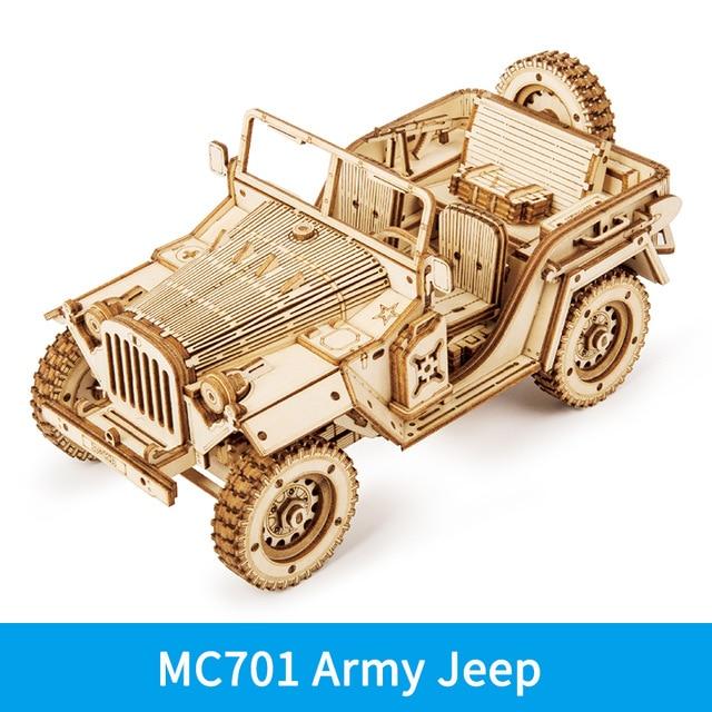 Locomotive Mechanical 3D Wooden Puzzle