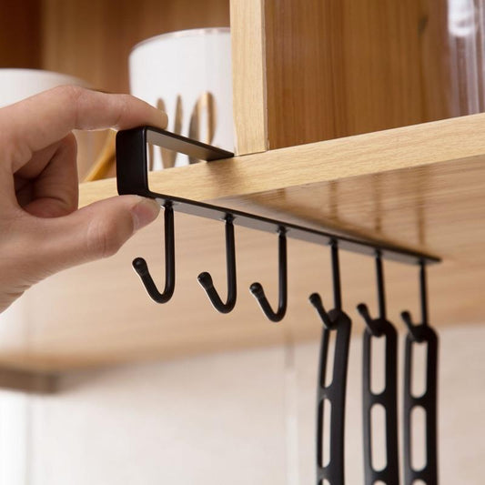 Punch-Free Multifunctional Storage Shelf Hanger