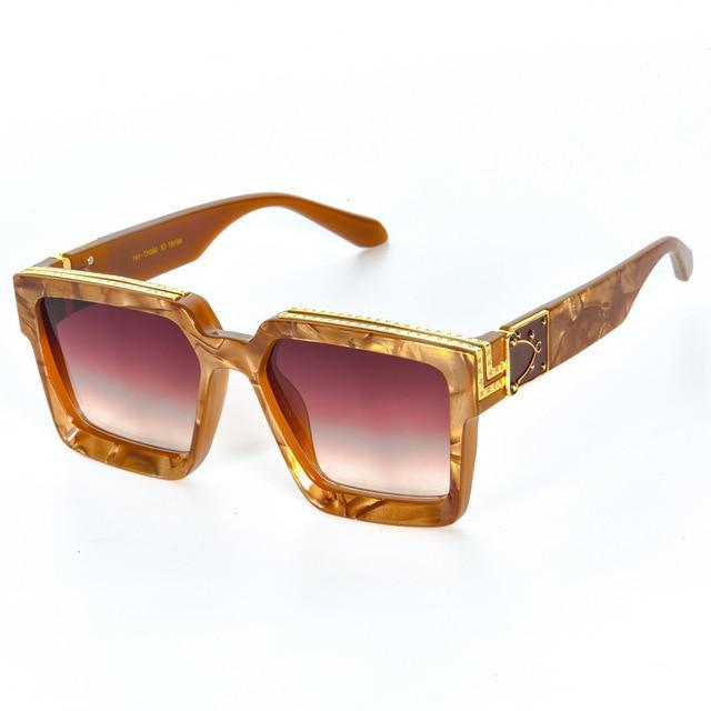 Symmetry™ UV400 Unisex Square Luxury Sunglasses