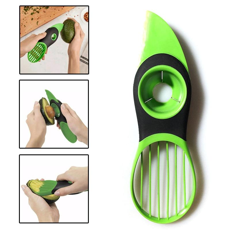 Multifunctional 3 In 1 Avocado Slicer, Peeler & Cutter Tool
