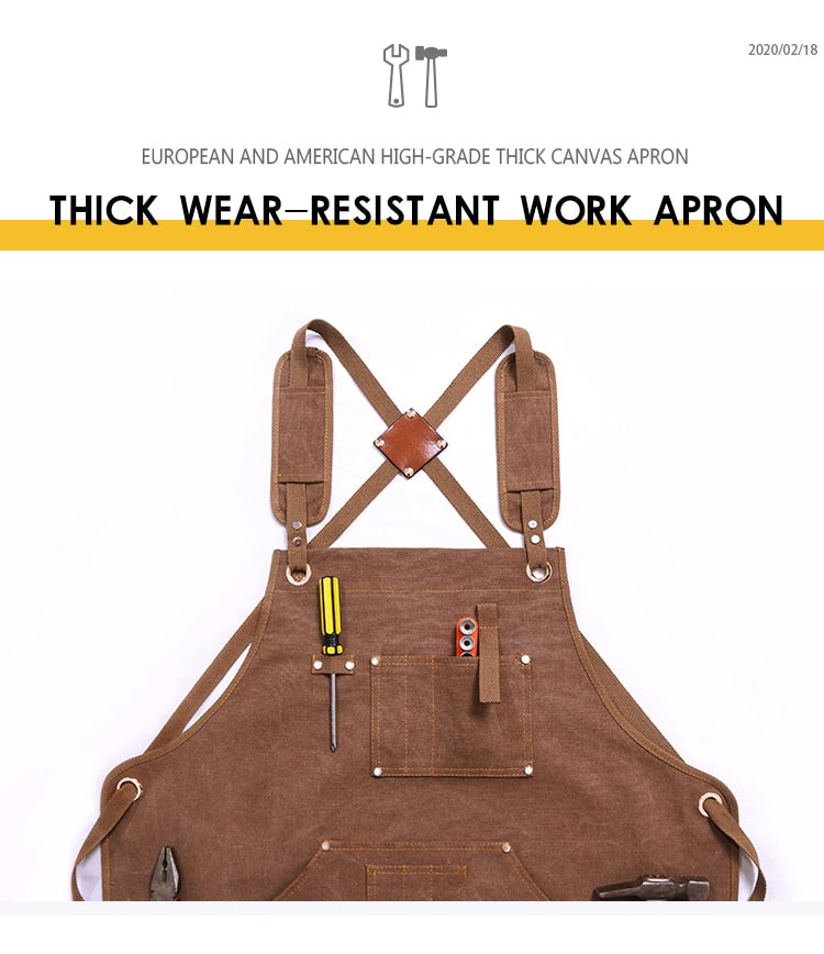 Multifunctional Heavy Duty Woodwork Tool Apron