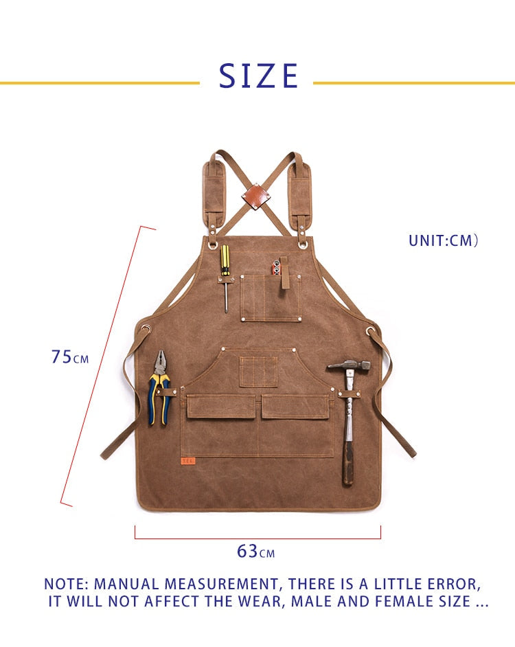 Multifunctional Heavy Duty Woodwork Tool Apron