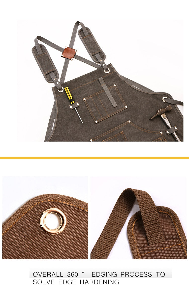Multifunctional Heavy Duty Woodwork Tool Apron