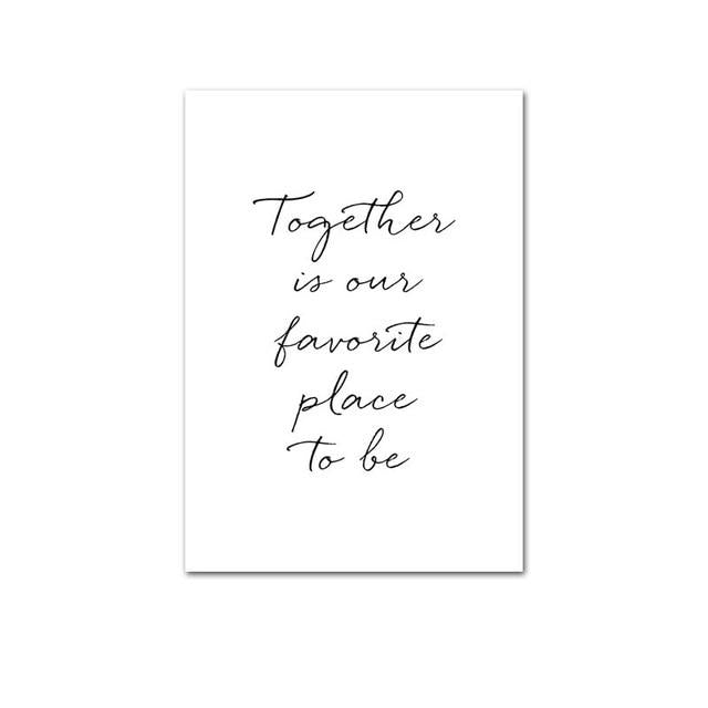 Scandinavian Travel Teal Landscape Canvas