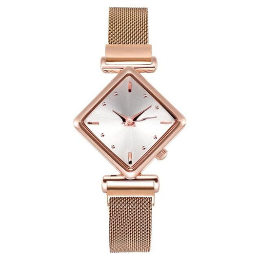 Luxury Women's Square Diamond Watch