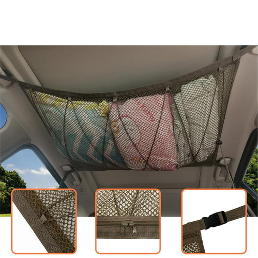 Car Ceiling Storage Net Organizer