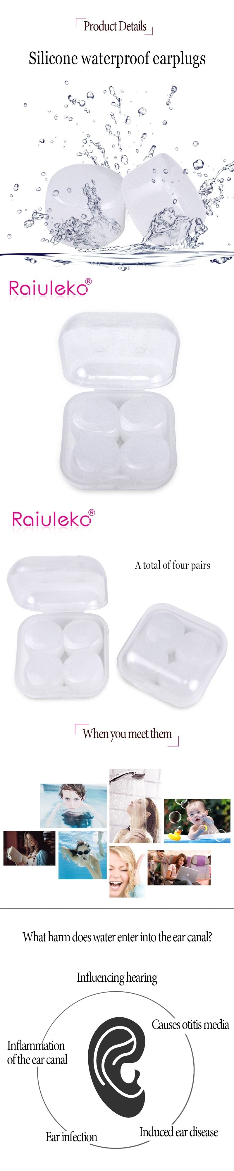 Noise Cancelling Silicone Ear Plugs (16 pcs)