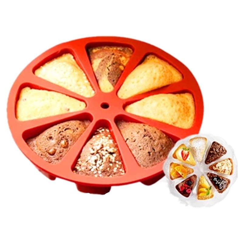 8 Cavity Non Stick Silicone Baking Mold
