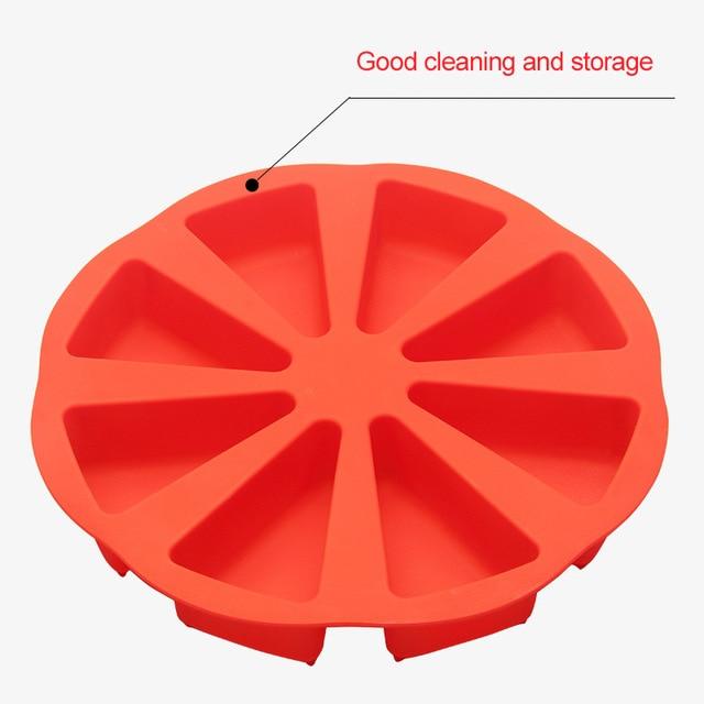 8 Cavity Non Stick Silicone Baking Mold