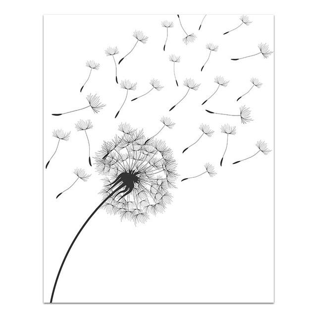 Black&White Lovers Canvas Painting
