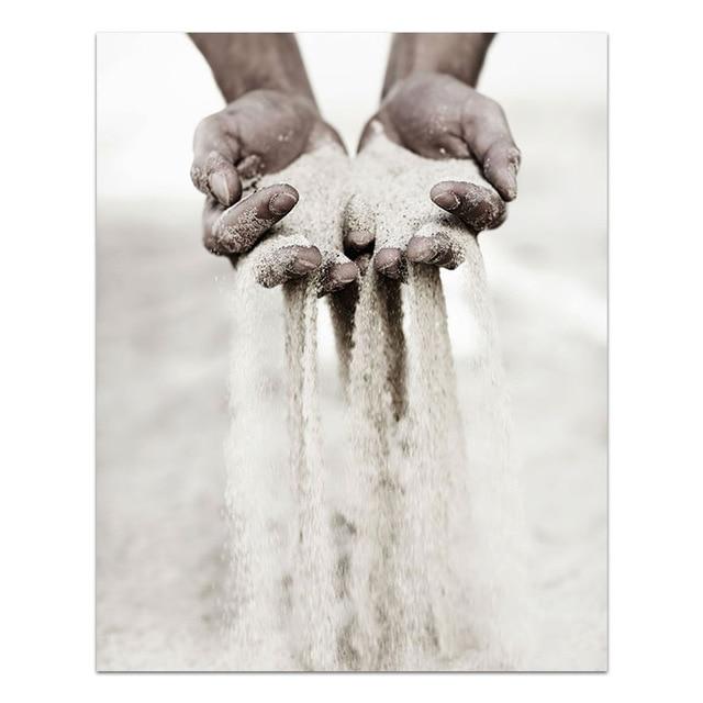 Black&White Lovers Canvas Painting
