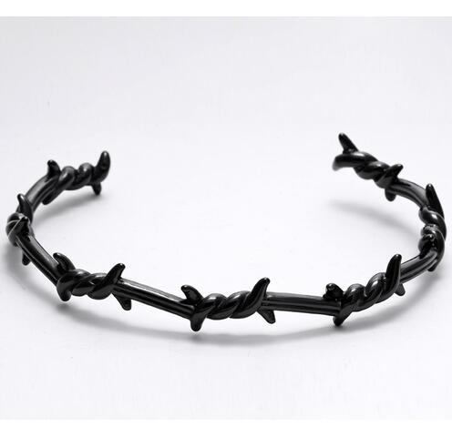 REX- Twist thorns Cuff Bracelet - Indigo-Temple