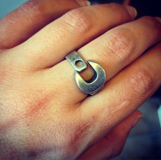 RACHET - Ring Stainless Steel - Indigo-Temple
