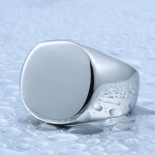 Roundnx - Polished Unique Ring for Men - Indigo-Temple