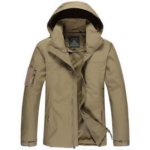 Men Military Windproof Waterproof Rain Jacket (3 colors) - Indigo-Temple