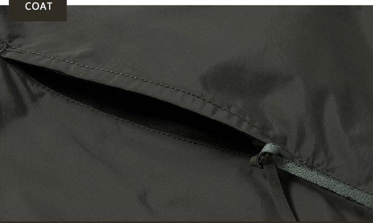 Men Military Windproof Waterproof Rain Jacket (3 colors) - Indigo-Temple