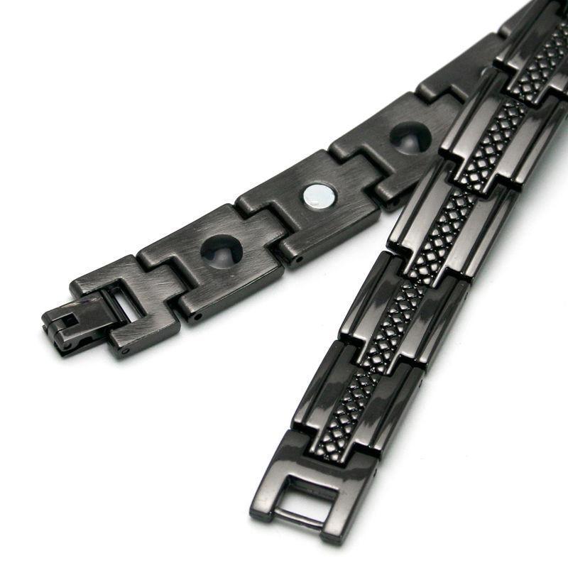 PET- Black Stainless Steel Bracelet - Indigo-Temple