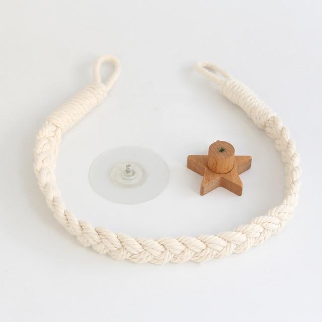 Multipurpose Vintage Bathroom Stick-On Hanging Rope