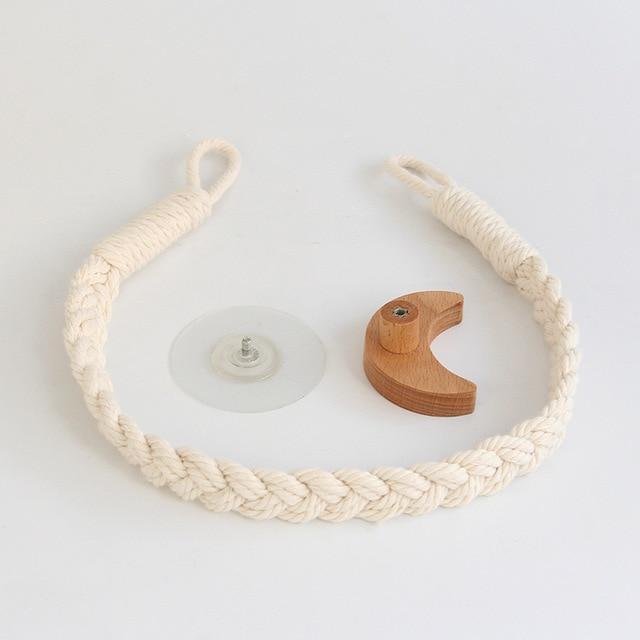 Multipurpose Vintage Bathroom Stick-On Hanging Rope