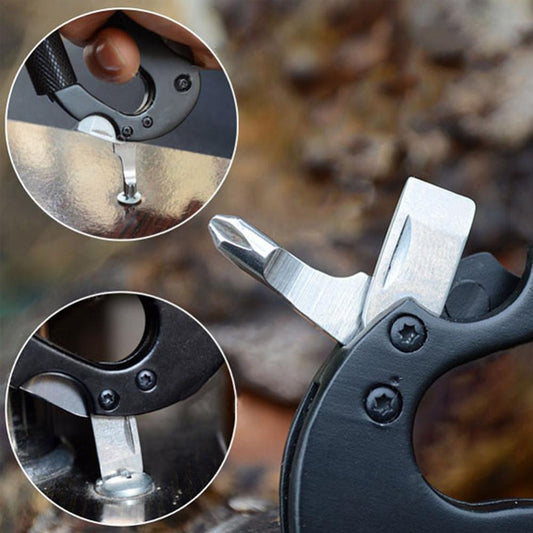 EDC 5 in 1 Carabiner Multi-Tool - Indigo-Temple