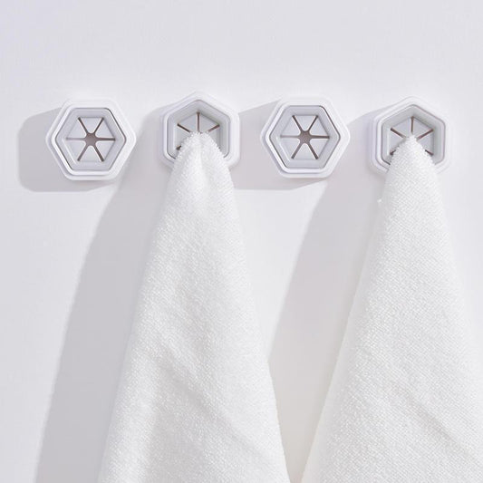 Punch-Free Handy Towel Plug Hook ***4pcs***