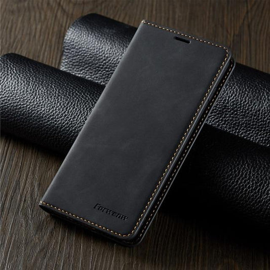 Leather Flip Case For Samsung Phones