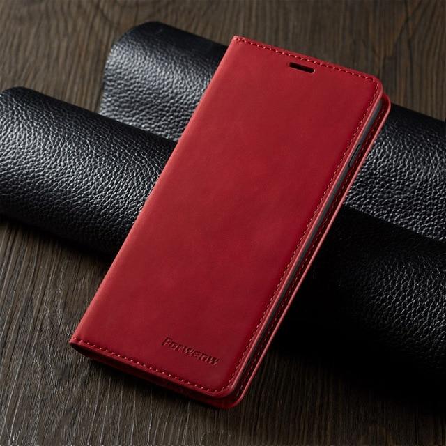 Leather Flip Case For Samsung Phones