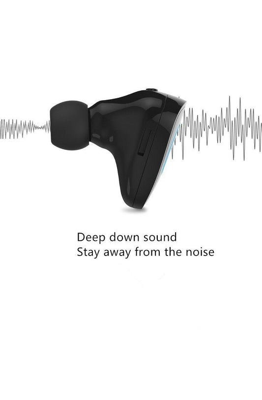 Car Bluetooth intelligent In-Ear Earphones safety + USB charger - Indigo-Temple