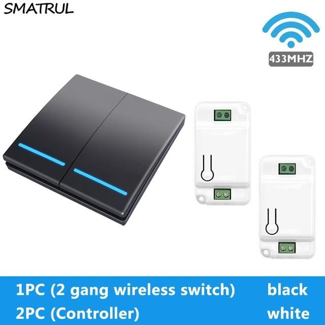 SMATRUL™ Wireless Remote Control Light Switch Receiver Kit
