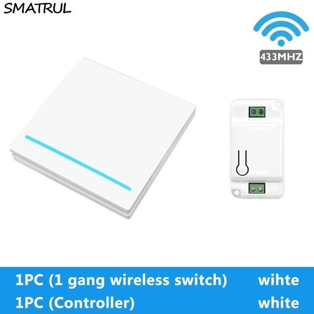SMATRUL™ Wireless Remote Control Light Switch Receiver Kit