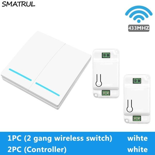 SMATRUL™ Wireless Remote Control Light Switch Receiver Kit