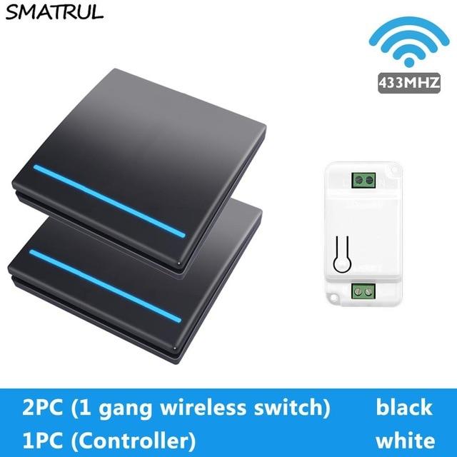 SMATRUL™ Wireless Remote Control Light Switch Receiver Kit