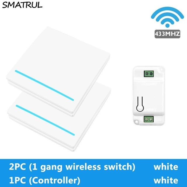 SMATRUL™ Wireless Remote Control Light Switch Receiver Kit