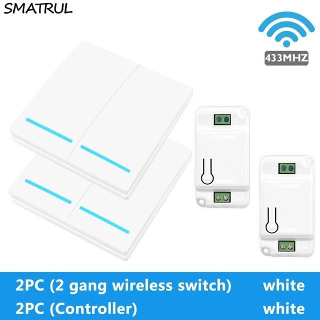 SMATRUL™ Wireless Remote Control Light Switch Receiver Kit