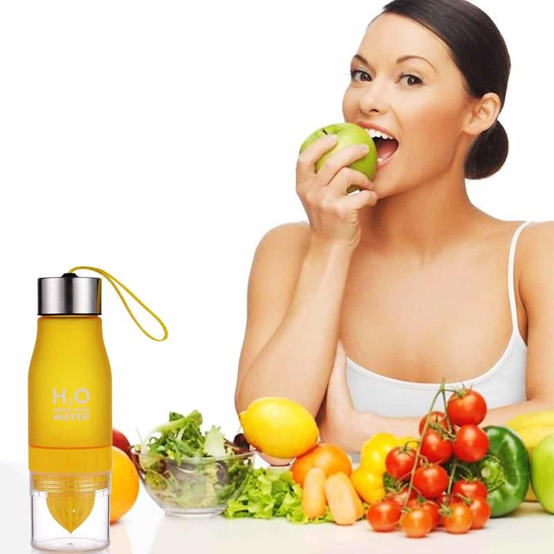 Lightweight Lemon Infuser Travel Bottle (650ML)