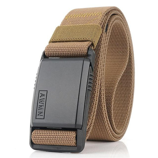 Magnetic Metal Buckle Adjustable Nylon Belt