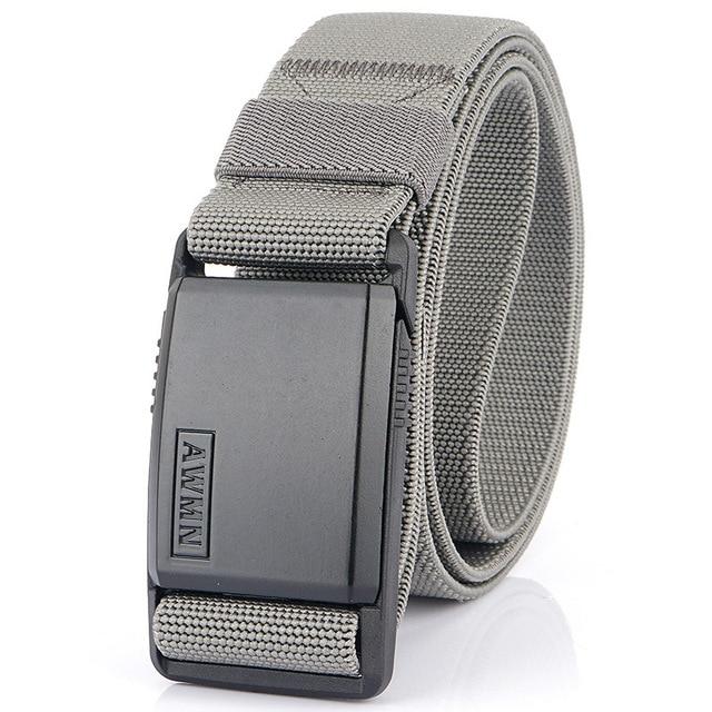 Magnetic Metal Buckle Adjustable Nylon Belt