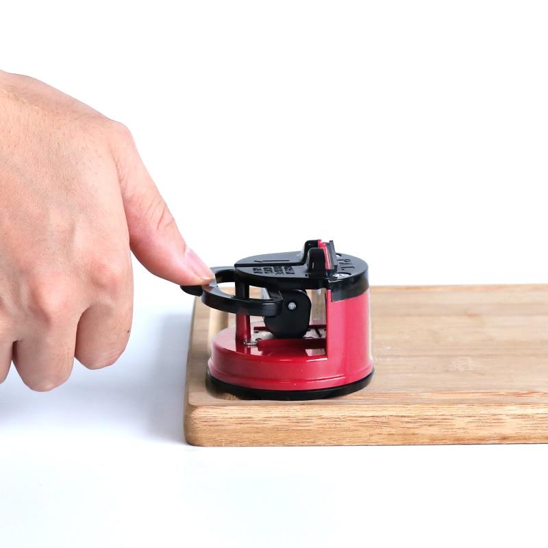 Tungsten Steel Knife Sharpener with Suction Pad