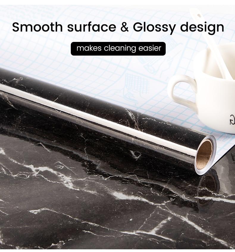 Kitchen Waterproof Self-adhesive Marble Contact Paper