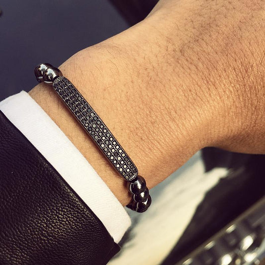 Zircon - beads Bracelets - Indigo-Temple