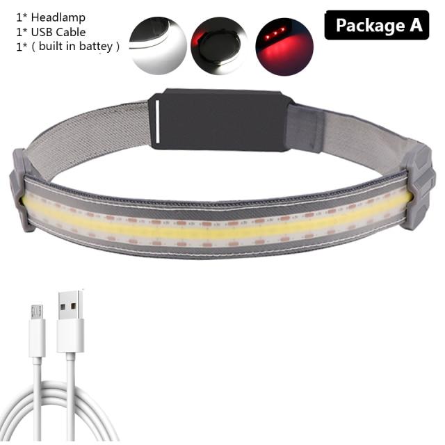 Ultra-Bright Rechargeable STRIP LED Head Light