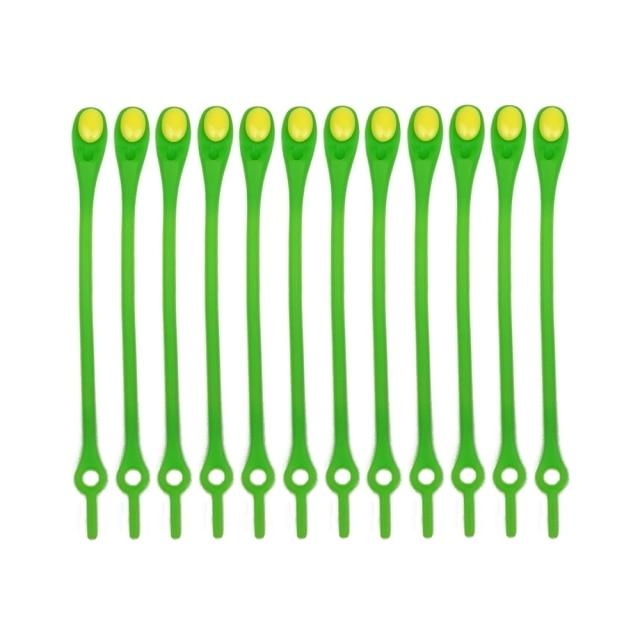 Tie-Free™ Silicone Elastic Shoelaces (12 pcs)