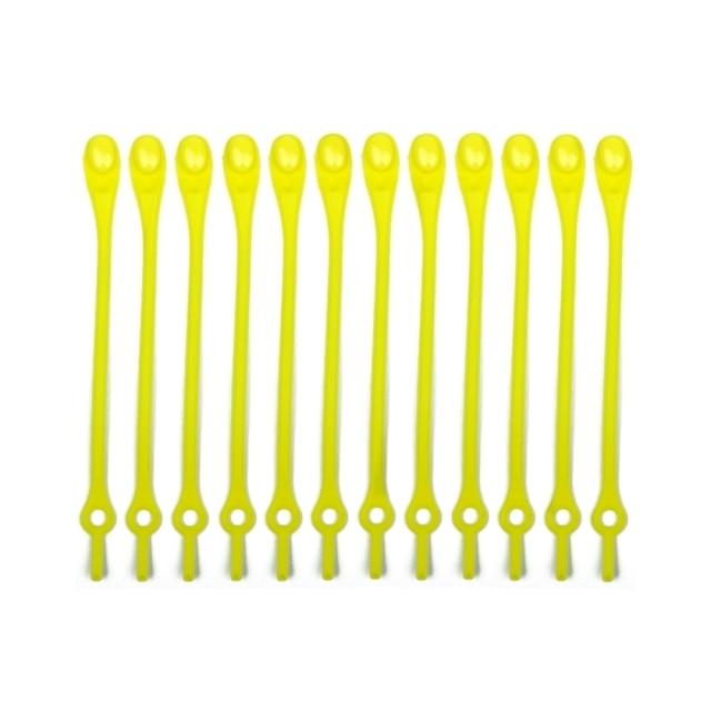 Tie-Free™ Silicone Elastic Shoelaces (12 pcs)