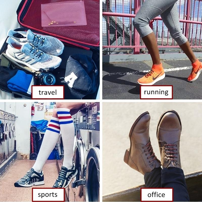 Tie-Free™ Silicone Elastic Shoelaces (12 pcs)