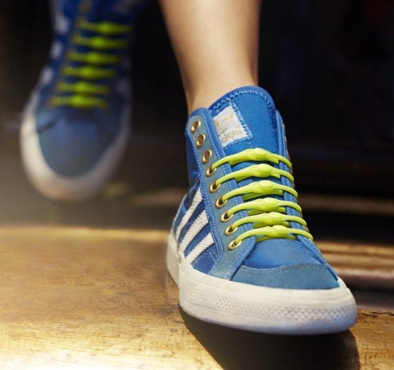 Tie-Free™ Silicone Elastic Shoelaces (12 pcs)