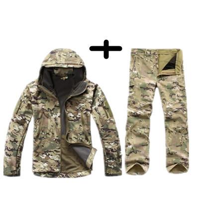 Tactical Soft Shell Waterproof Winter Set ( 8 colors) - Indigo-Temple