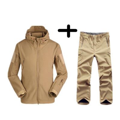 Tactical Soft Shell Waterproof Winter Set ( 8 colors) - Indigo-Temple