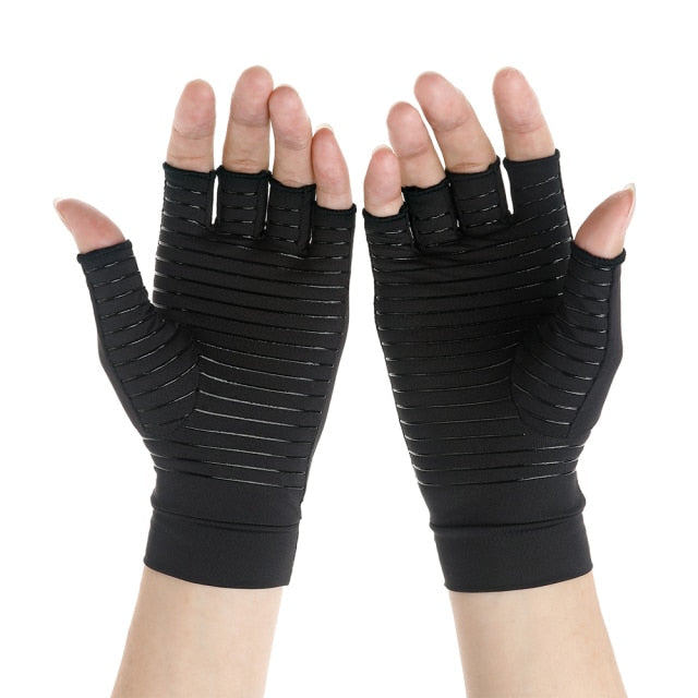 Copper Compression Arthritis Therapy Gloves