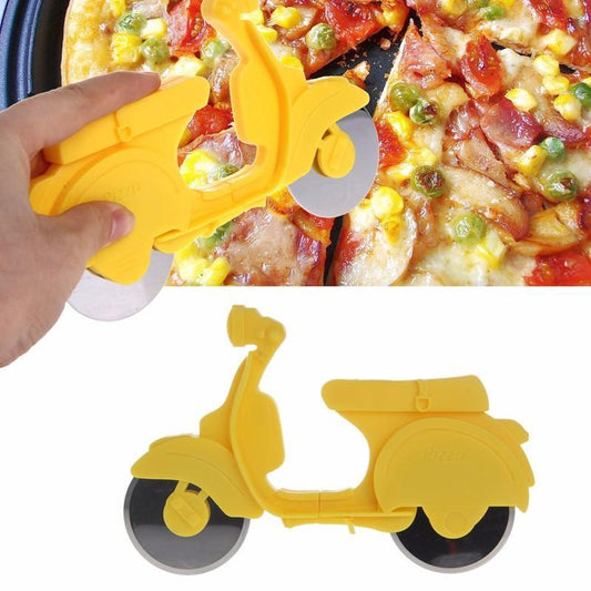 Motorcycle Pizza Cutter - Indigo-Temple