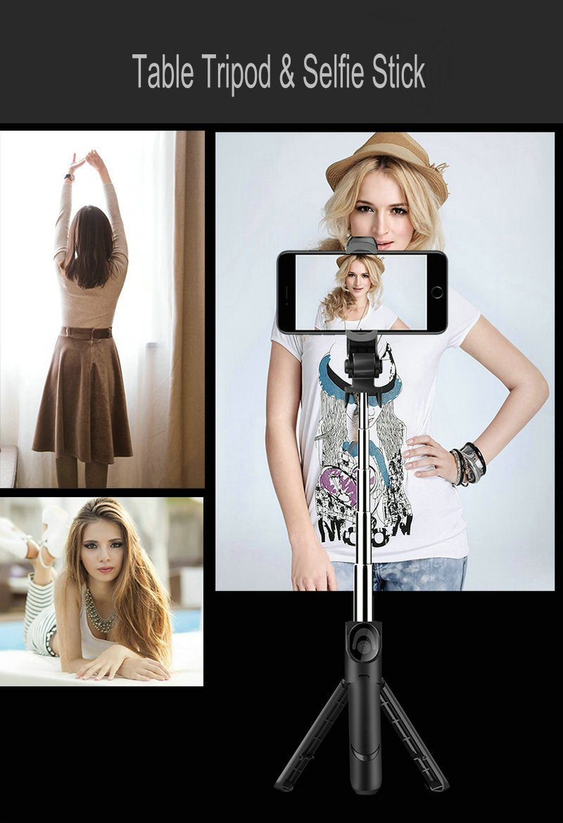 3 in 1 Wireless Bluetooth Selfie Stick & Tripod